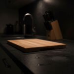 Ek bräda med handtag, oljad – 350x250x22mm - Bild 2