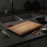 Ek bräda med spår på bägge sidor – 350x200x21mm - Bild 2