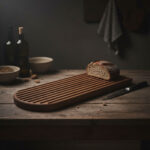 Brödbräda/serveringsbricka i ek – 500x200x21mm - Bild 2