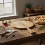 Pizzabräda med handtag - 300mm - Bild 2