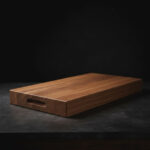 Ek bräda med handtag, oljad - 700x400x50mm - Bild 2