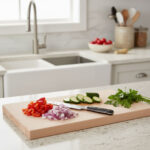 Skärbräda i bok - 750x300x40mm - Bild 2