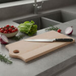 Skärbräda i bok - 450x180x14mm - Bild 2