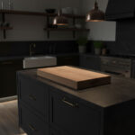 Ek bräda med handtag, oljad - 600x300x60mm - Bild 2