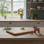 Ek bräda med spår - 340x220x21mm - Bild 2