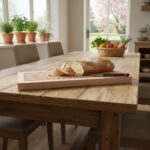 Smul och skärbräda i bok - 750x300x40mm - Bild 2