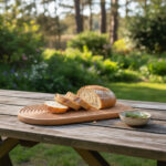 Brödbräda/serveringsbricka i bok – 500x200x21mm - Bild 2