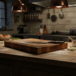 Valnötsbräda i ändträ – 540x300x40mm - Bild 2