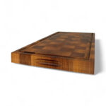 Valnötsbräda i ändträ – 540x300x40mm