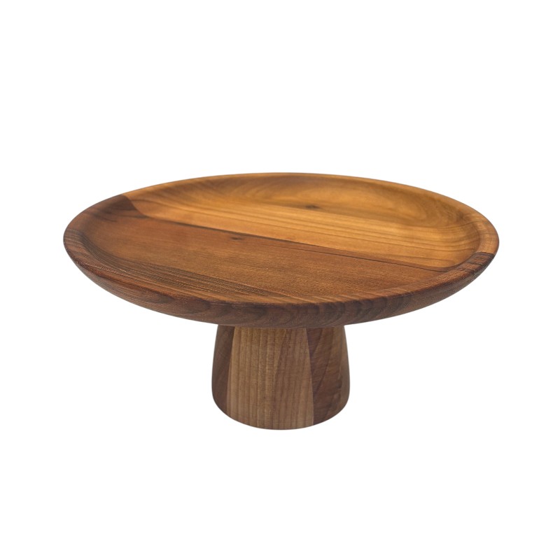 Tårtfat i valnöt 20cm